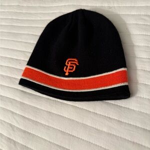 San Francisco Giants MLB Knit Beanie Hat Black Orange OSFA Genuine Merchandise